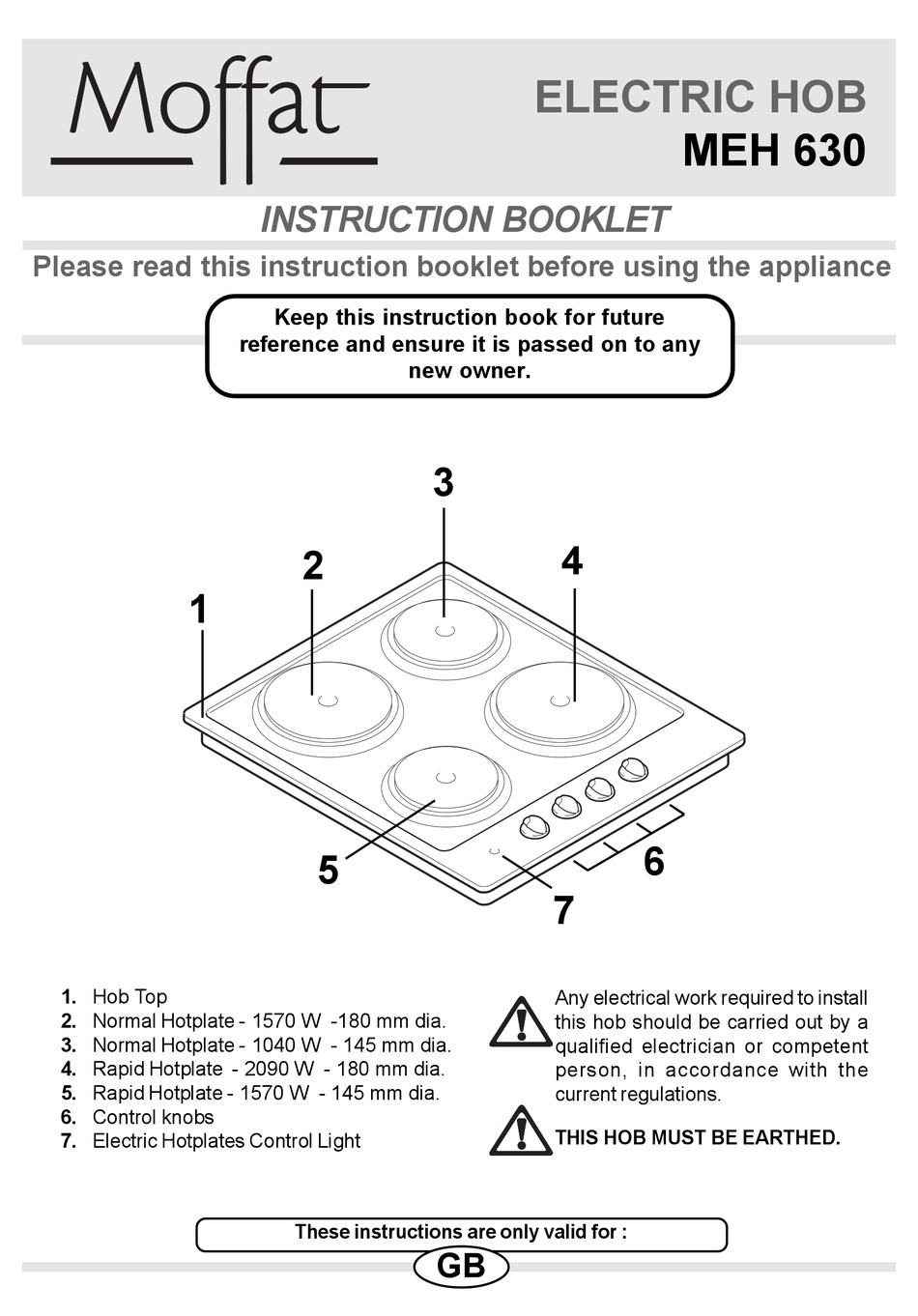 double oven with hob