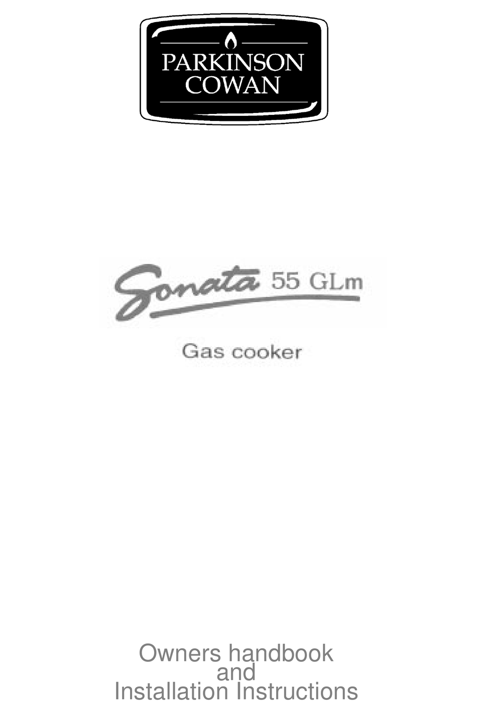 parkinson cowan sonata gas cooker