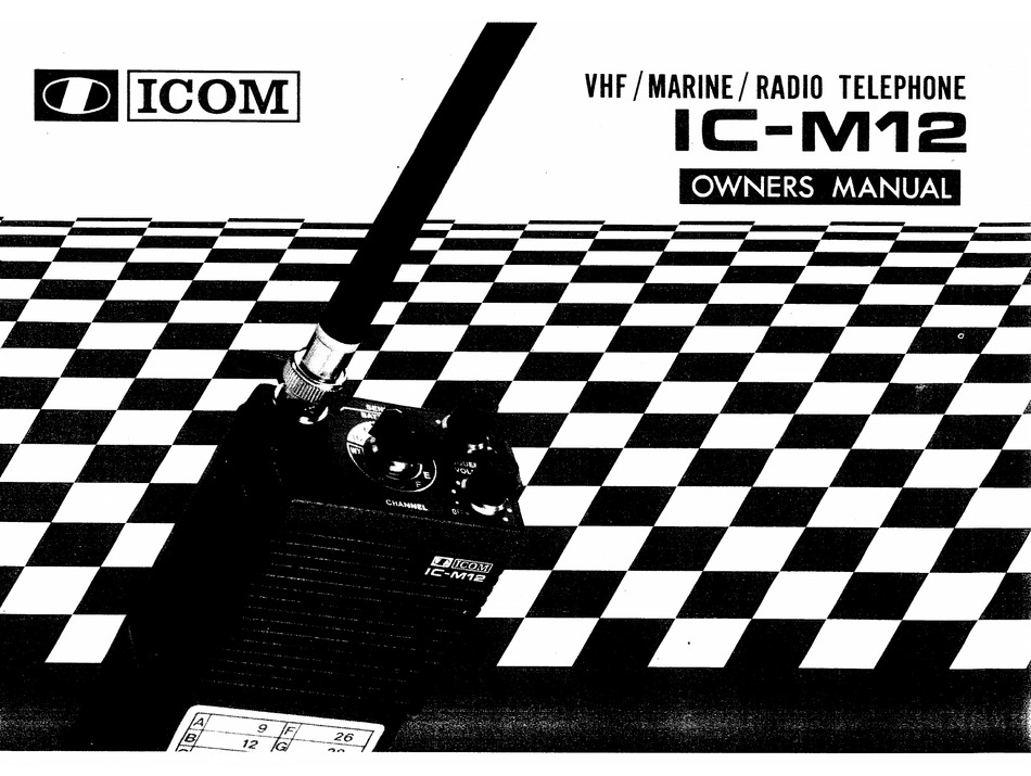 ICM12 OWNER'S MANUAL Pdf Download ManualsLib