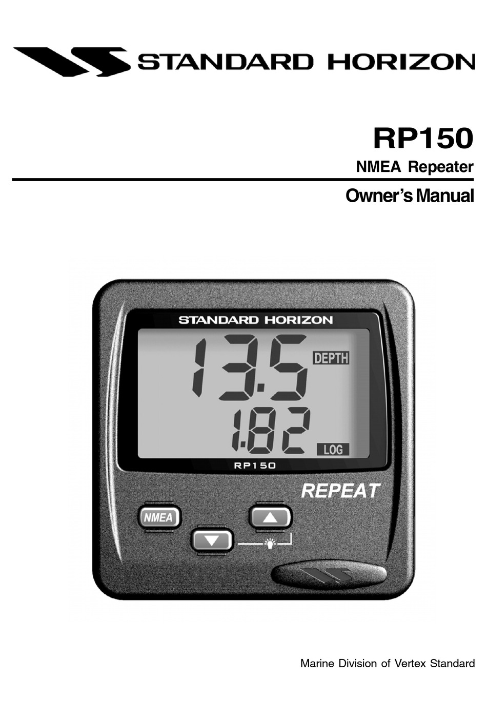 STANDARD HORIZON RP150 OWNER'S MANUAL Pdf Download ManualsLib