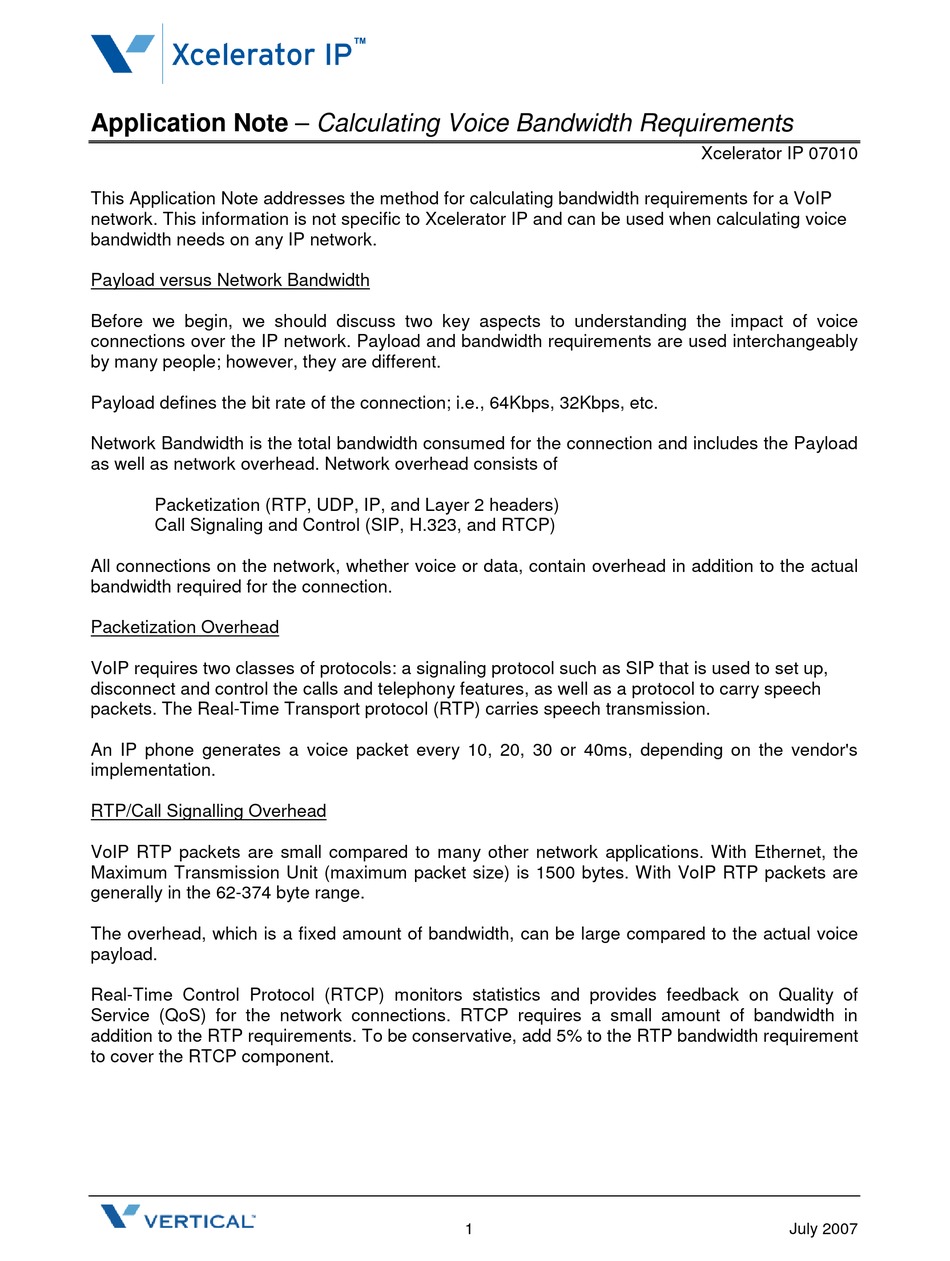 VERTICAL XCELERATOR IP APPLICATION NOTE Pdf Download ManualsLib