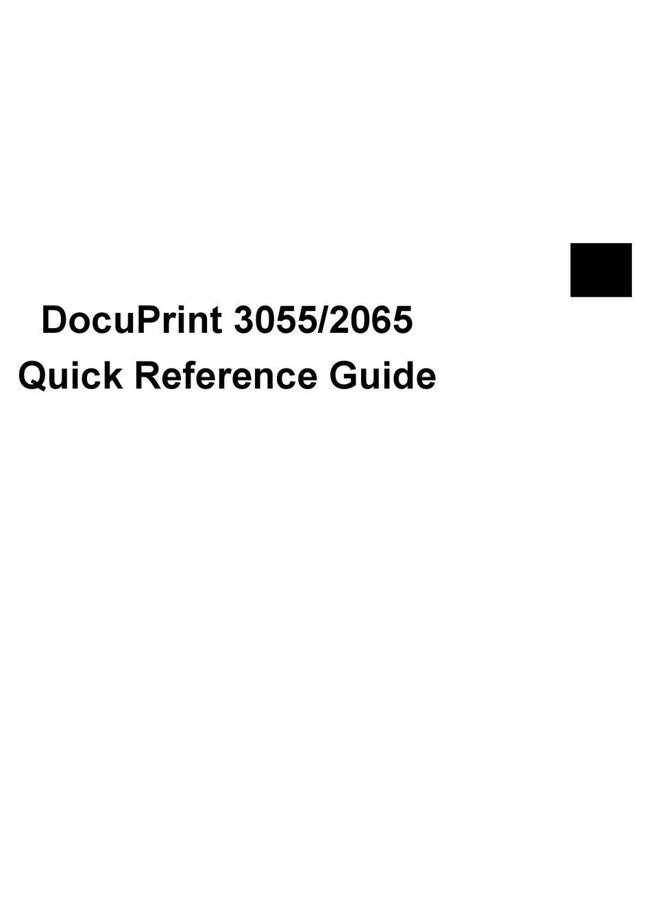 docuprint 3055