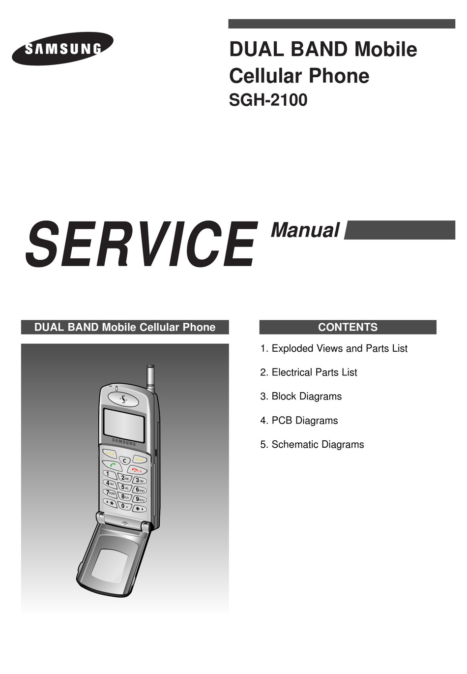 SAMSUNG SGH-2100 SERVICE MANUAL Pdf Download | ManualsLib