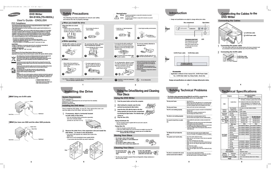 SAMSUNG SH-S183L USER MANUAL Pdf Download | ManualsLib