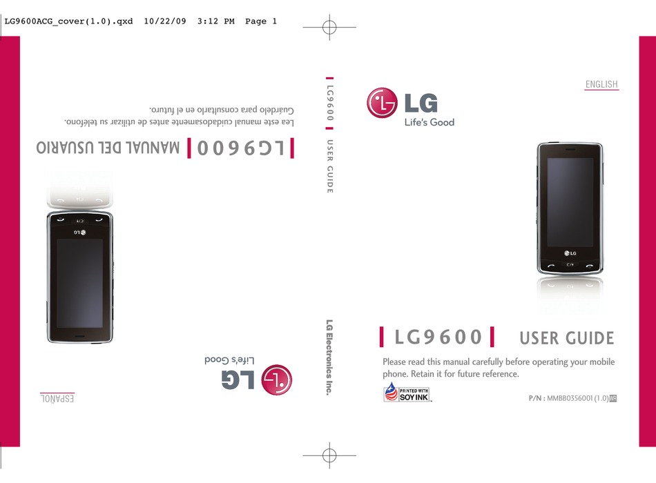 LG 9600 USER MANUAL Pdf Download | ManualsLib