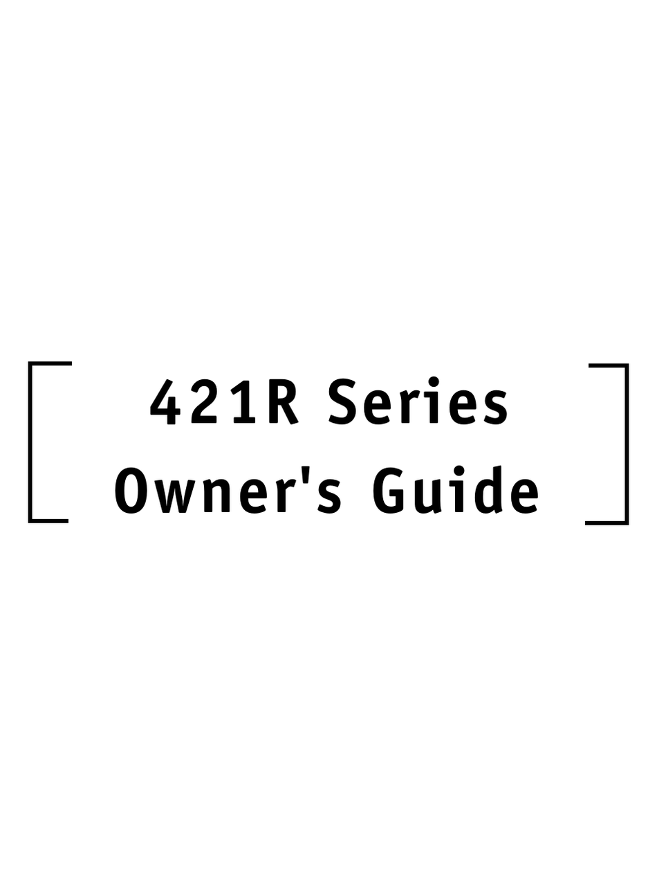RATTLER 421R SERIES OWNER'S MANUAL Pdf Download ManuaLib