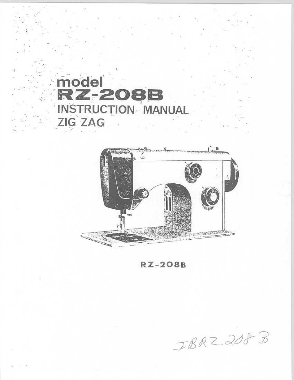RICCAR RZ-208B INSTRUCTION MANUAL Pdf Download | ManualsLib