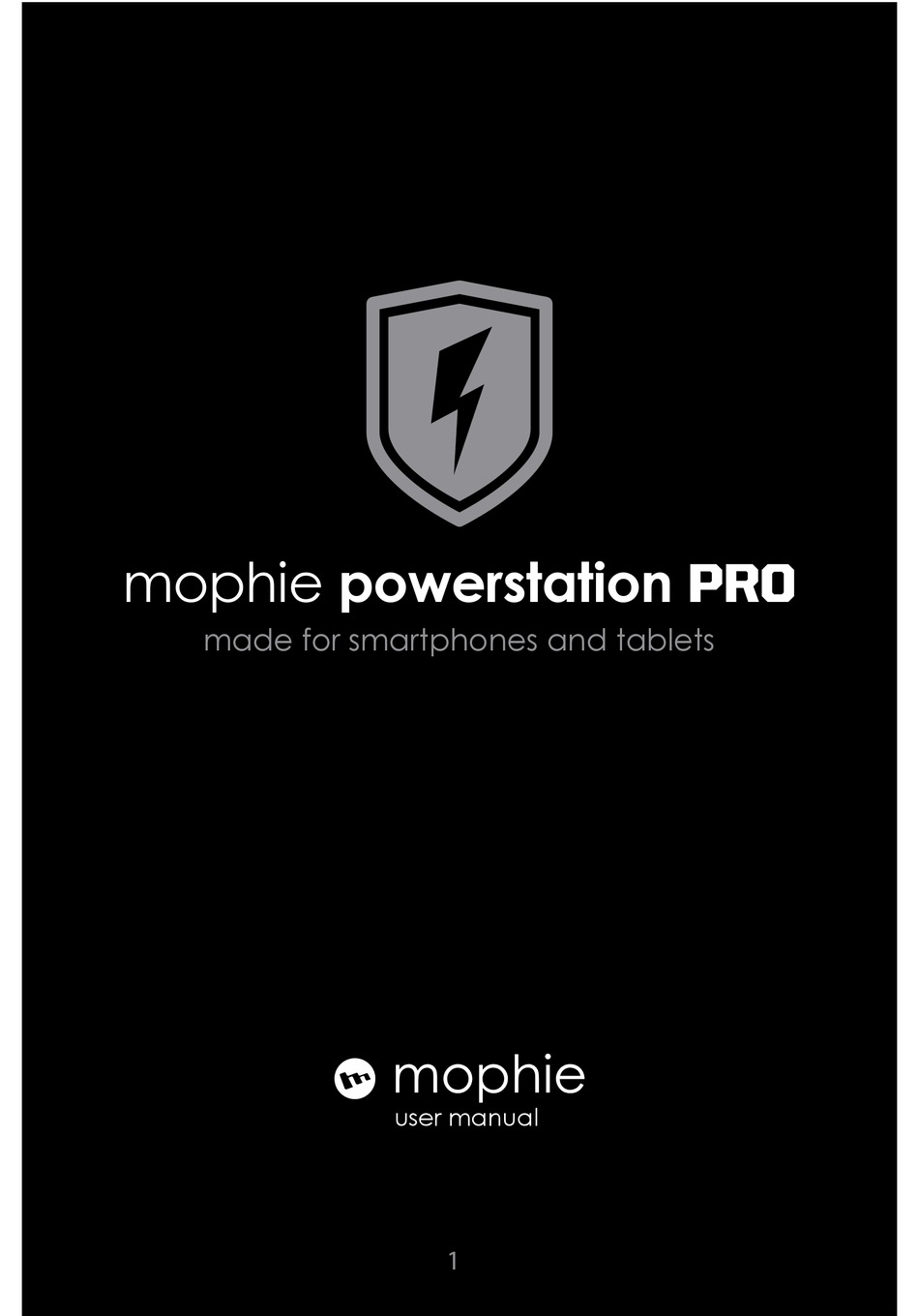 MOPHIE POWERSTATION PRO USER MANUAL Pdf Download ManualsLib