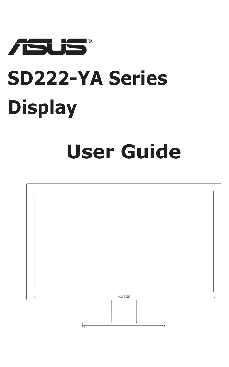 ASUS SD222-YA SERIES USER MANUAL Pdf Download | ManualsLib