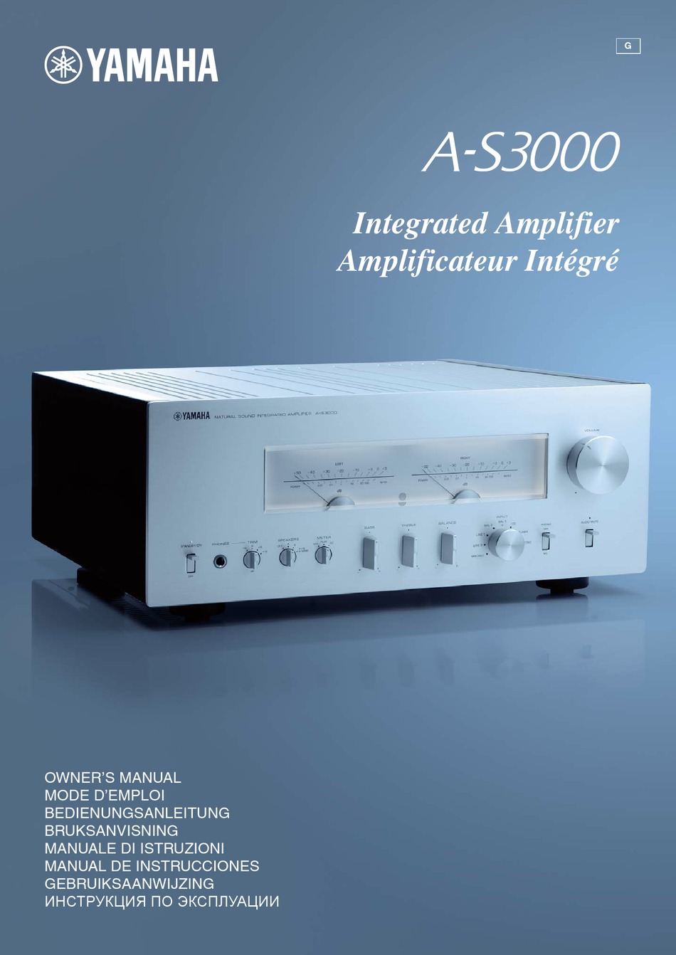 YAMAHA A-S3000 OWNER'S MANUAL Pdf Download | ManualsLib