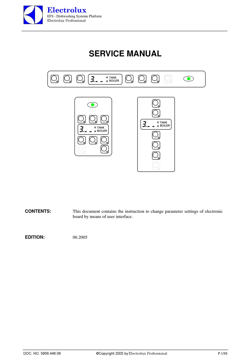 ELECTROLUX EIDW6405HT FULLY INTEGRATED DISHWASHER SERVICE MANUAL Pdf