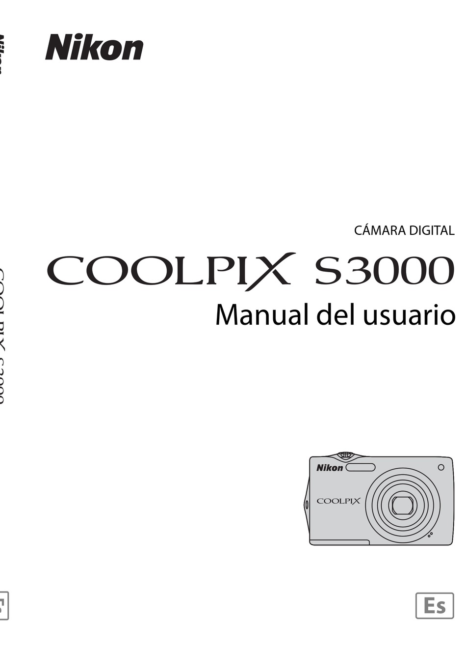 Arquitectura Teleférico Lijadoras NIKON COOLPIX S3000 MANUAL DEL USUARIO Pdf Download | ManualsLib