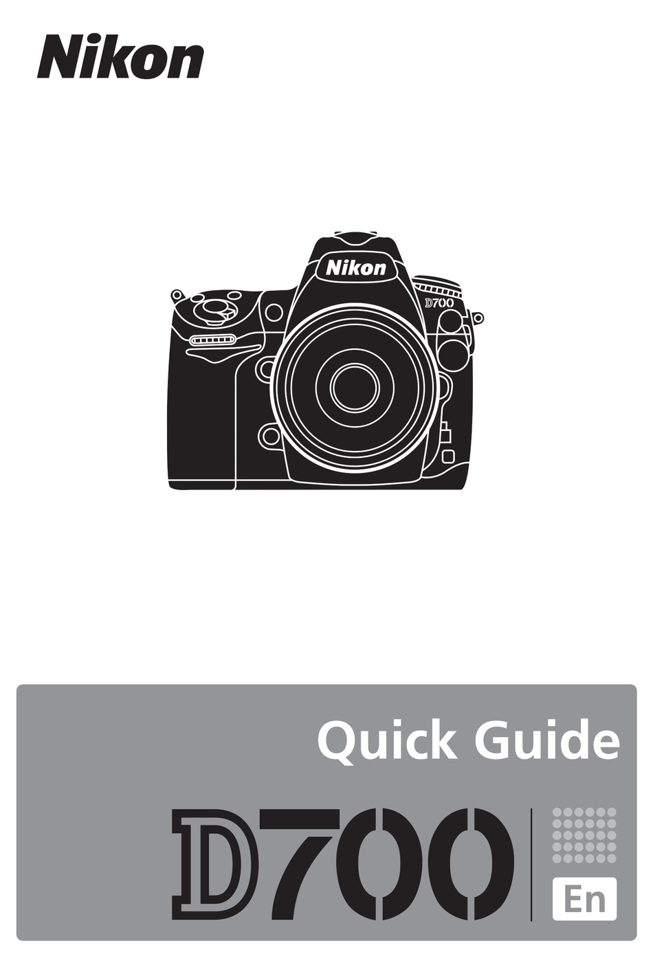 NIKON D700 CAMERA FULLY PRINTED USER GUIDE INSTRUCTION MANUAL  472 PAGES 