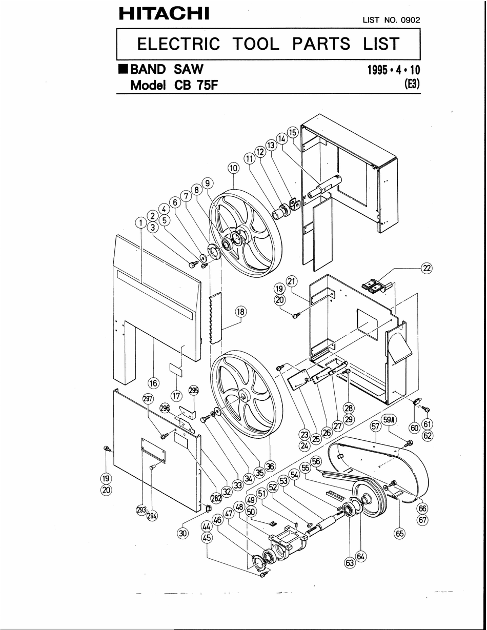 HITACHI CB75F 15A 14.5