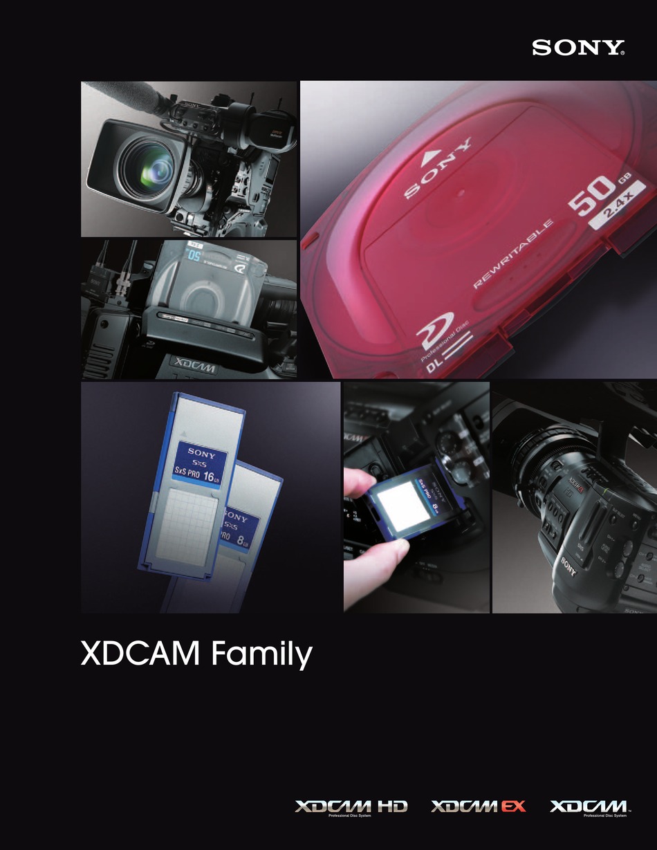 Sony Xdcam Pdw 700 Brochure Specs Pdf Download Manualslib
