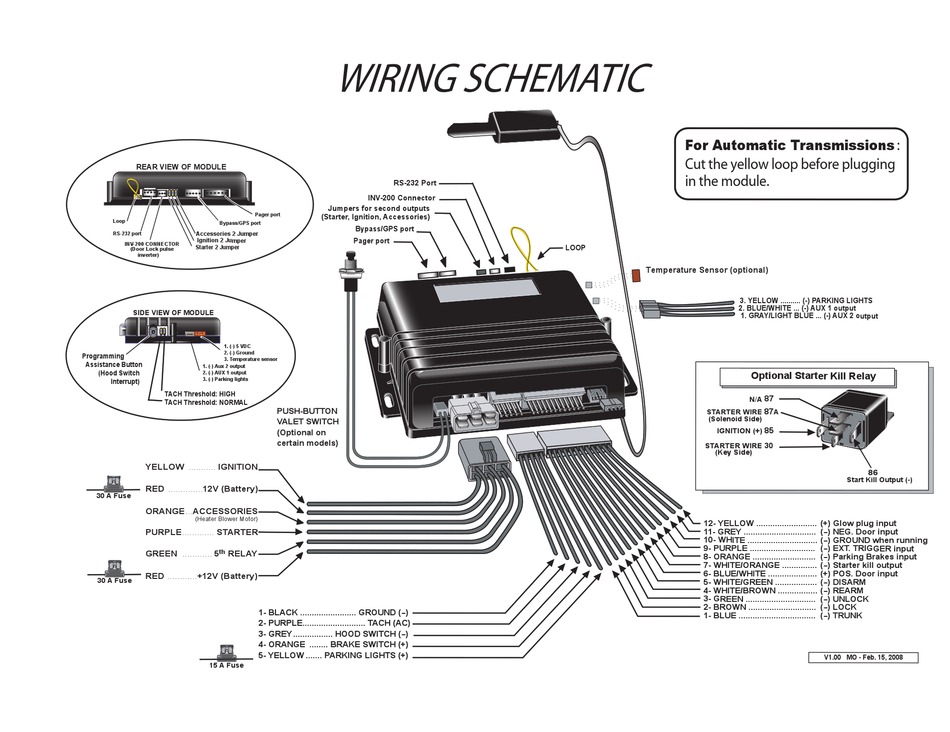 AUTOSTART AS-2350VTW-FM WIRING SCHEMATIC Pdf Download | ManualsLib