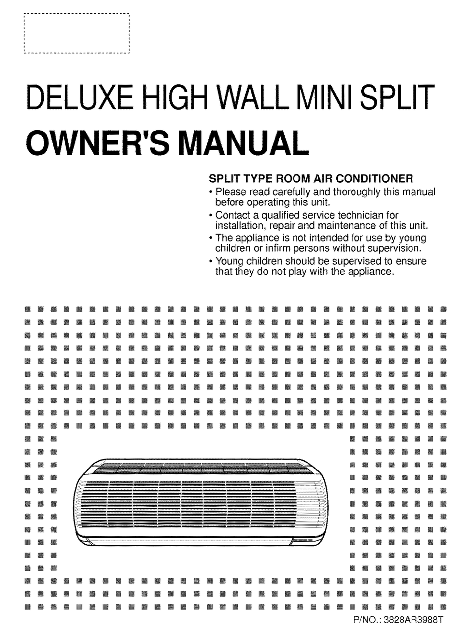 hi super air conditioners user manual