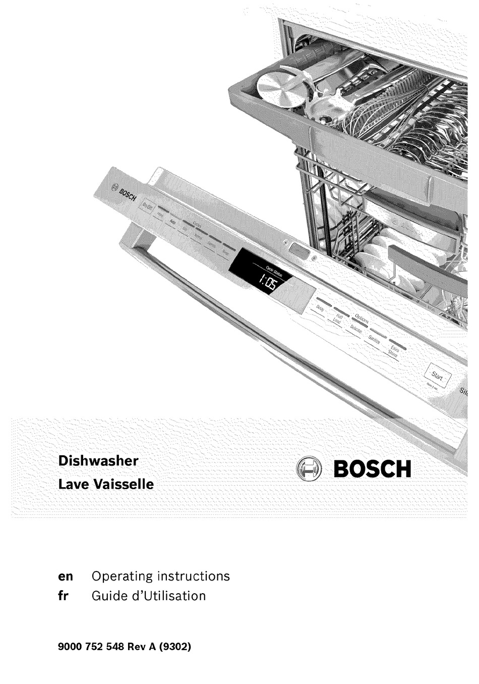 BOSCH SHE53T55UC OPERATING INFORMATION MANUAL Pdf Download | ManualsLib