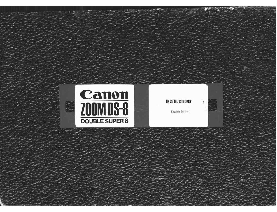 CANON ZOOM DS8 INSTRUCTIONS MANUAL Pdf Download ManualsLib