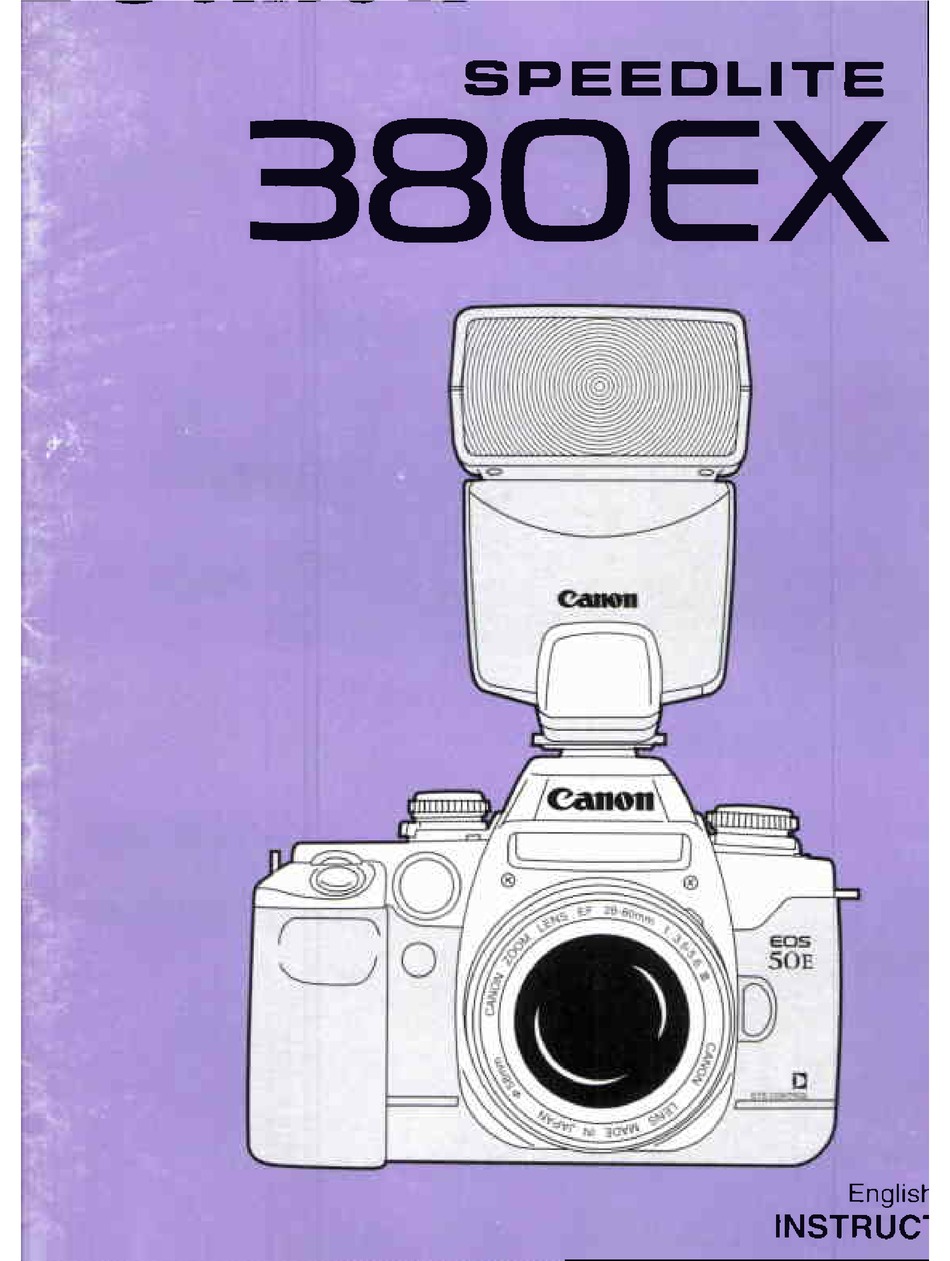 Original not a copy Canon Speedlite 300TL Instruction Manual 