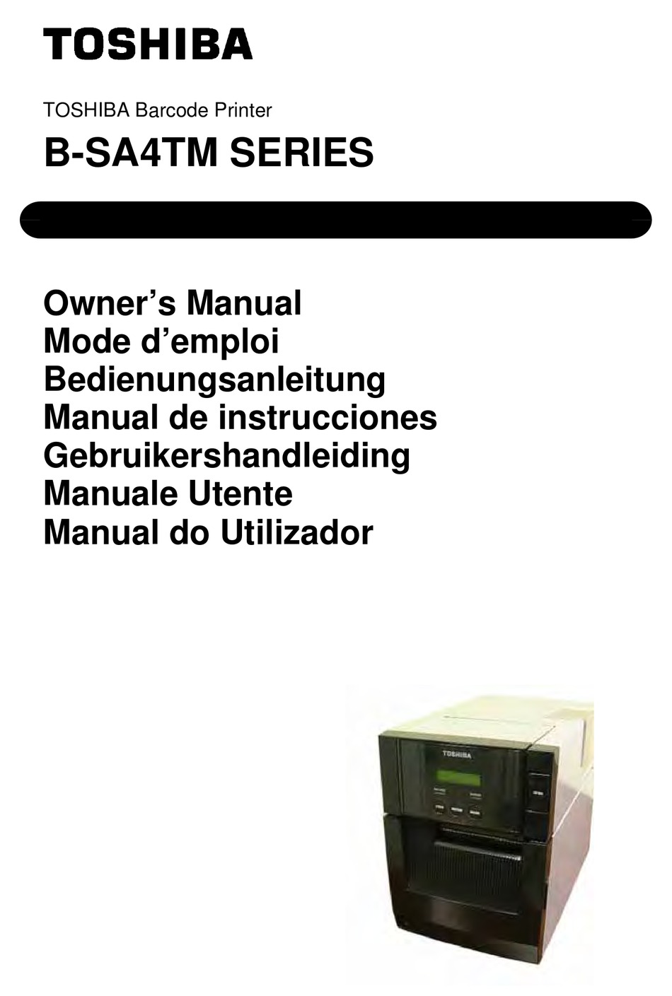 Toshiba B Sa4tm Series Owner S Manual Pdf Download Manualslib