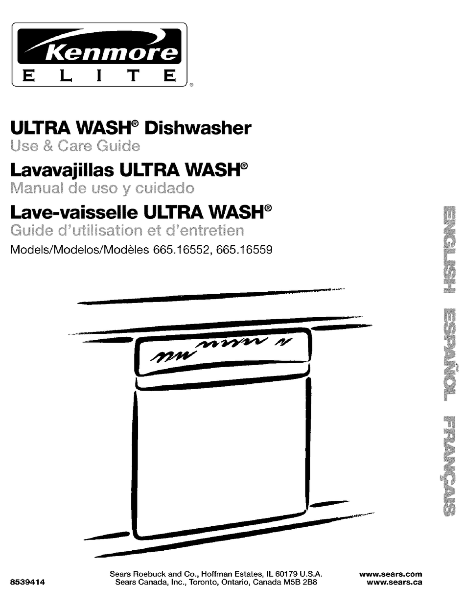 KENMORE 665.16552 USE & CARE MANUAL Pdf Download | ManualsLib