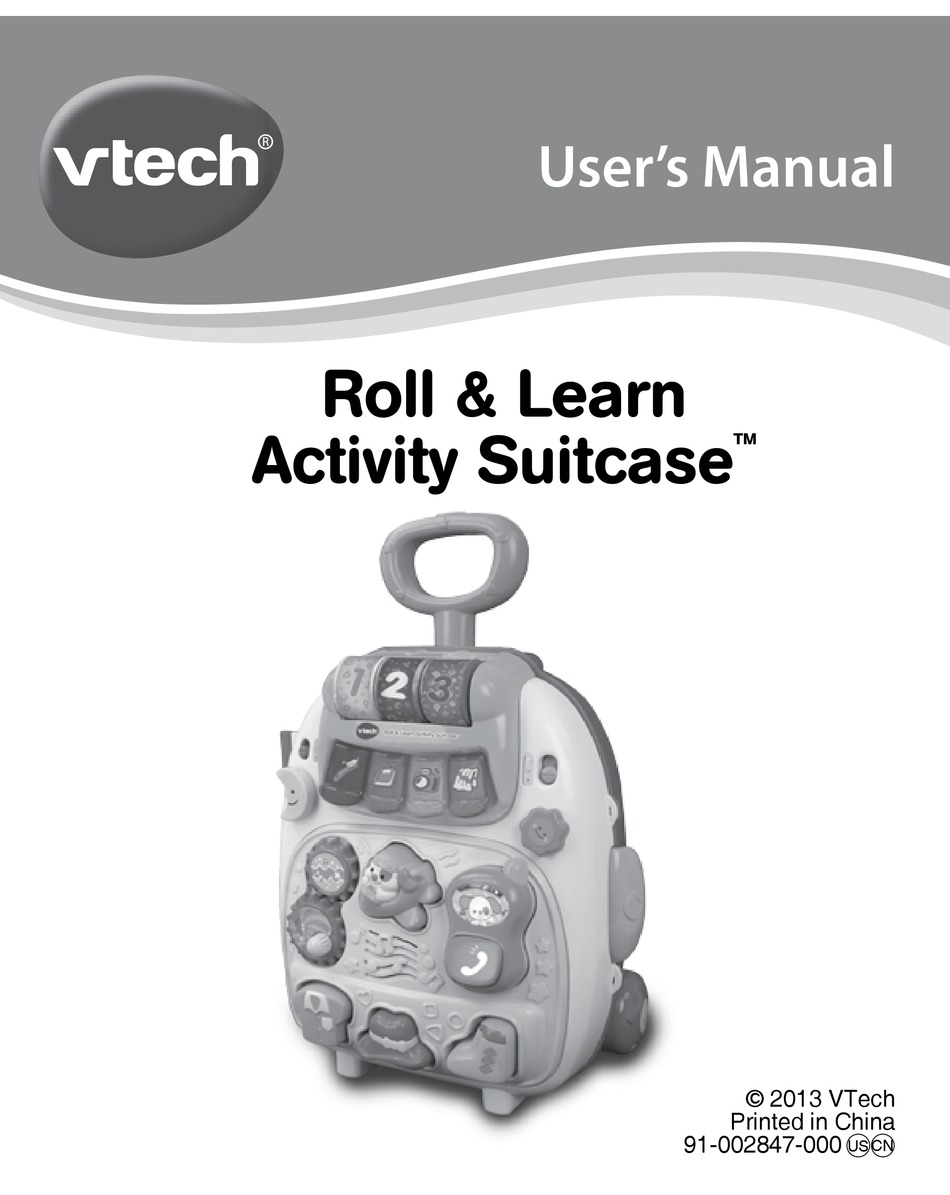 Vtech roll and learn best sale activity suitcase