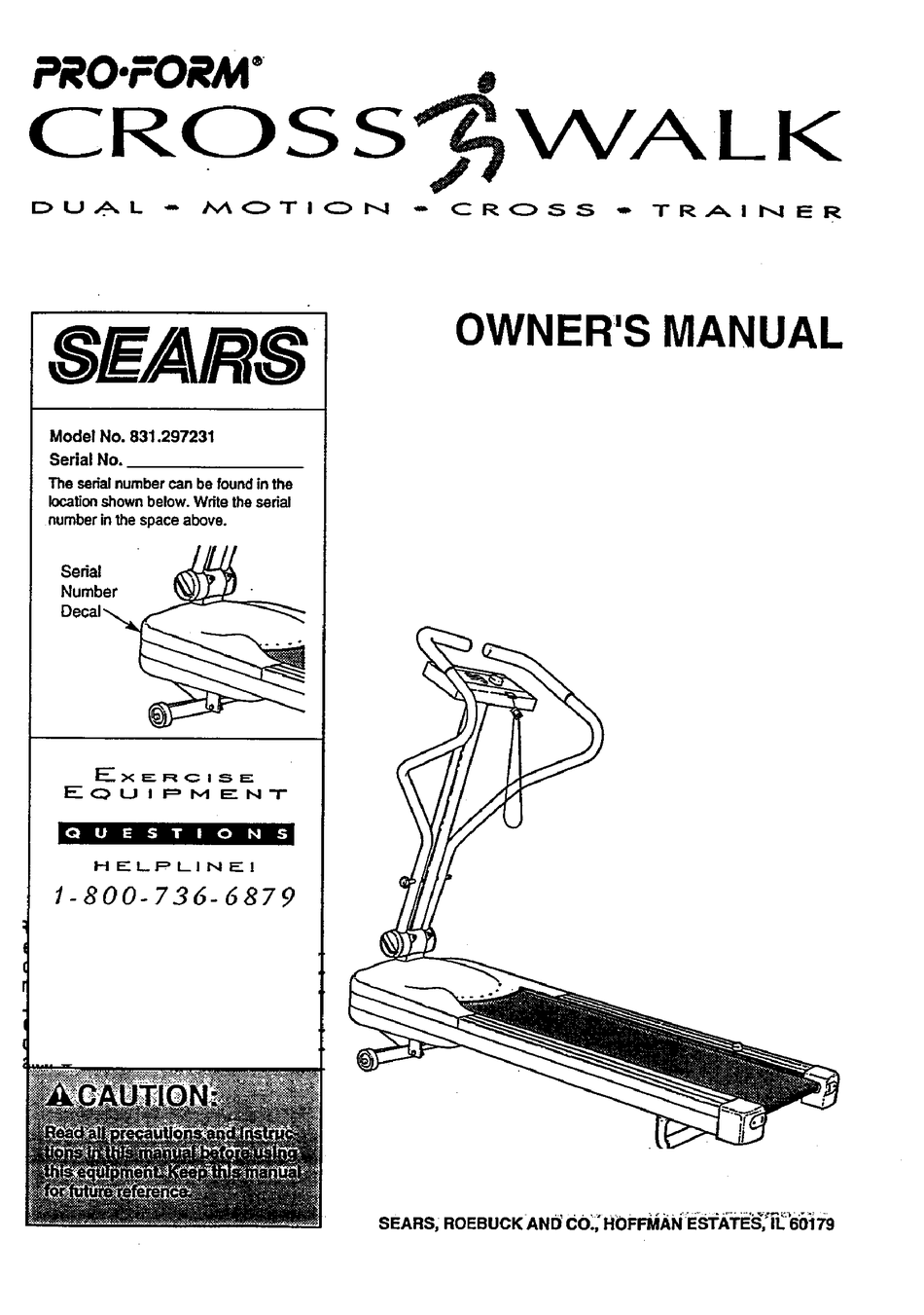 Proform crosswalk accusmart online treadmill