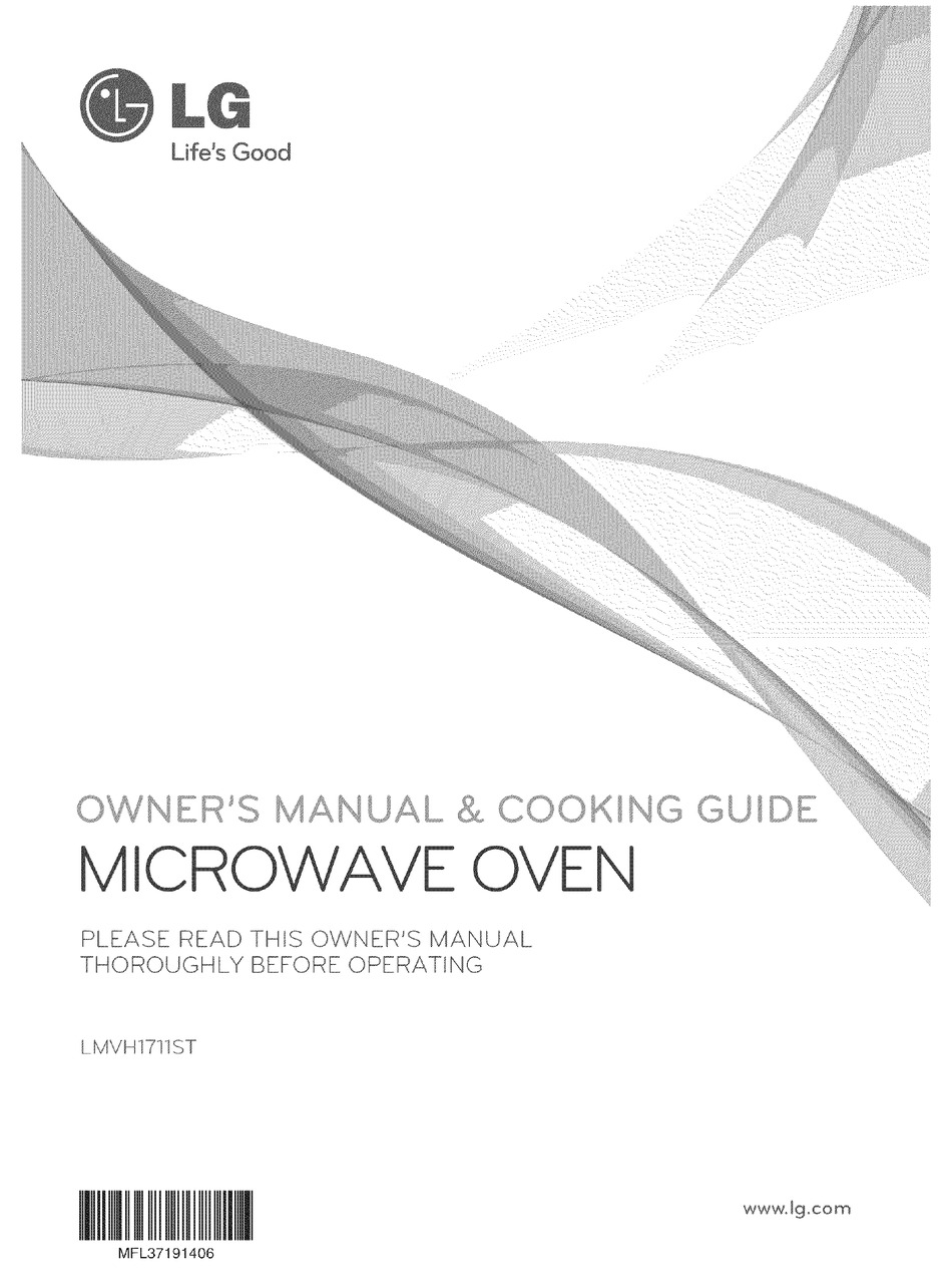 LG LMVH1711ST OWNER'S MANUAL &amp; COOKING MANUAL Pdf Download | ManualsLib