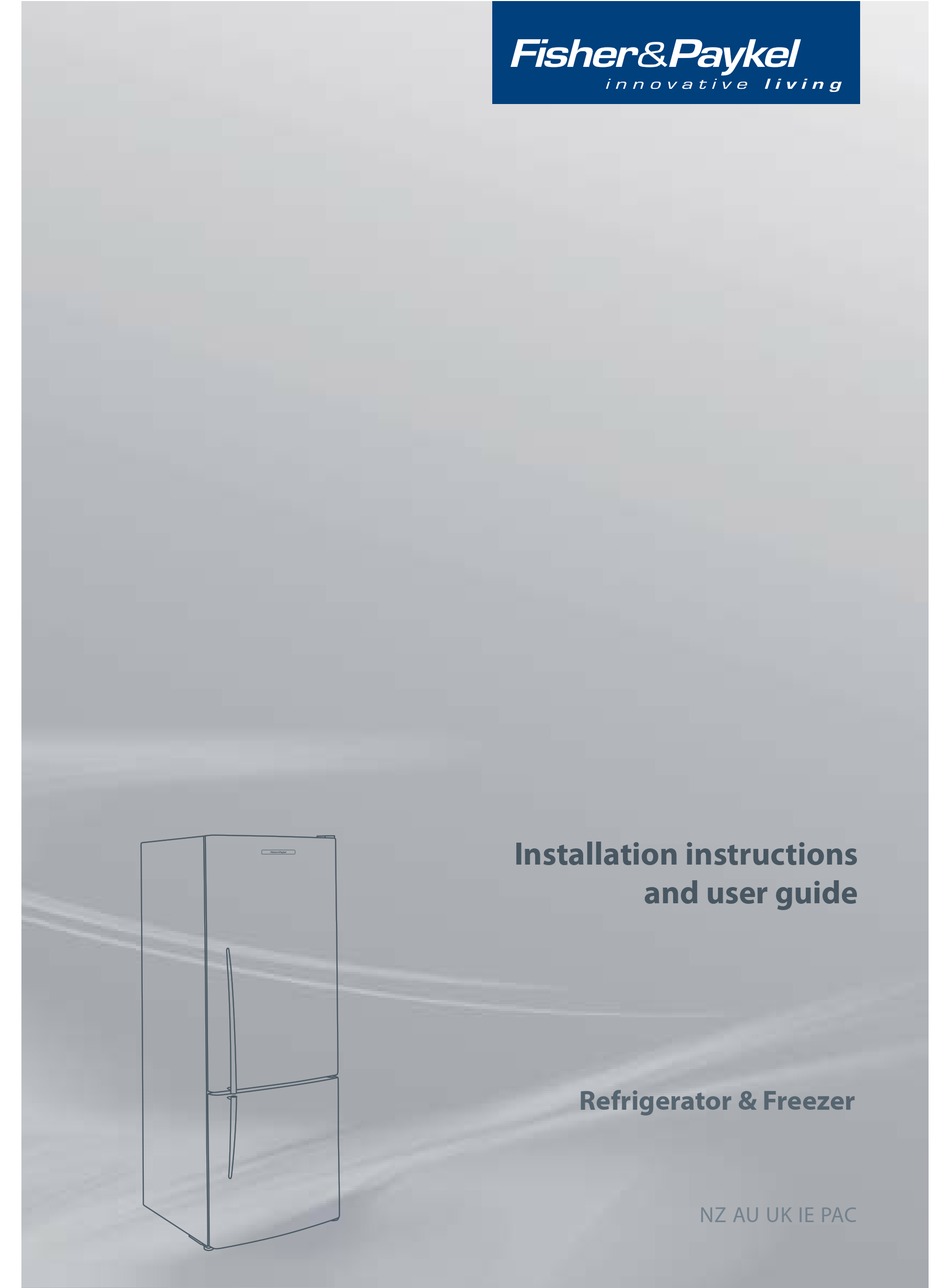 FISHER & PAYKEL 331T INSTALLATION INSTRUCTIONS AND USER MANUAL Pdf