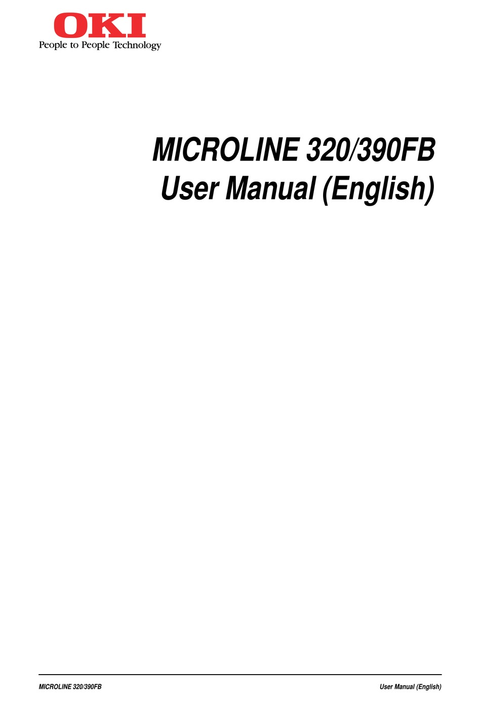 okidata microline 320 turbo manual