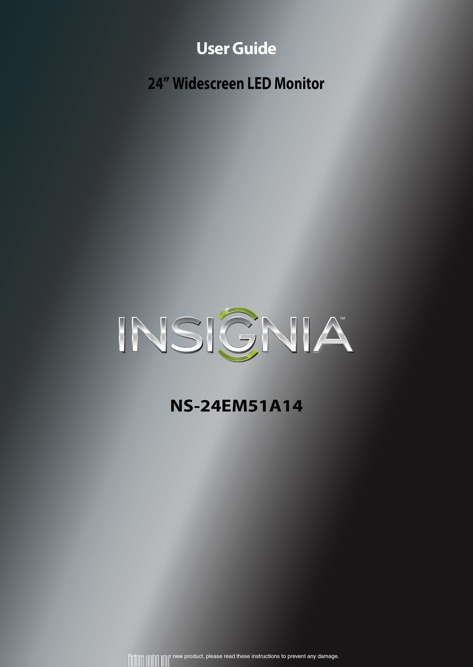 INSIGNIA NS-24EM51A14 USER MANUAL Pdf Download | ManualsLib