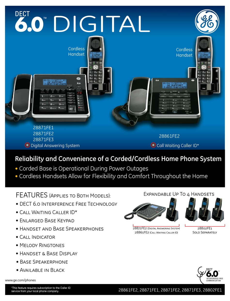 GE 29369GE1 Big Button Corded Desktop Phone with Call Waiting Caller ID and Speakerphone 