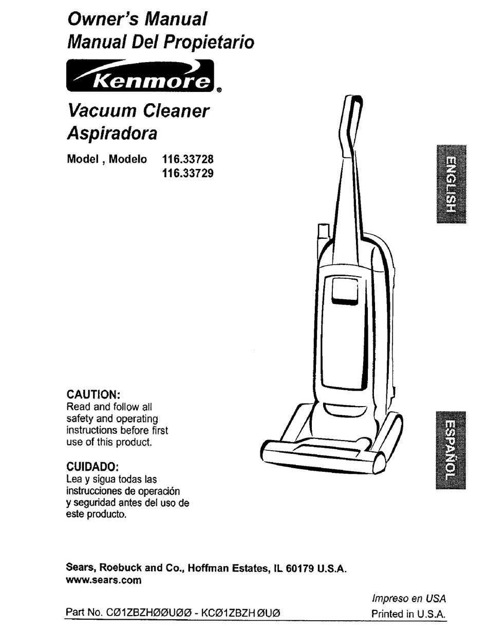 KENMORE 116.33728 OWNER