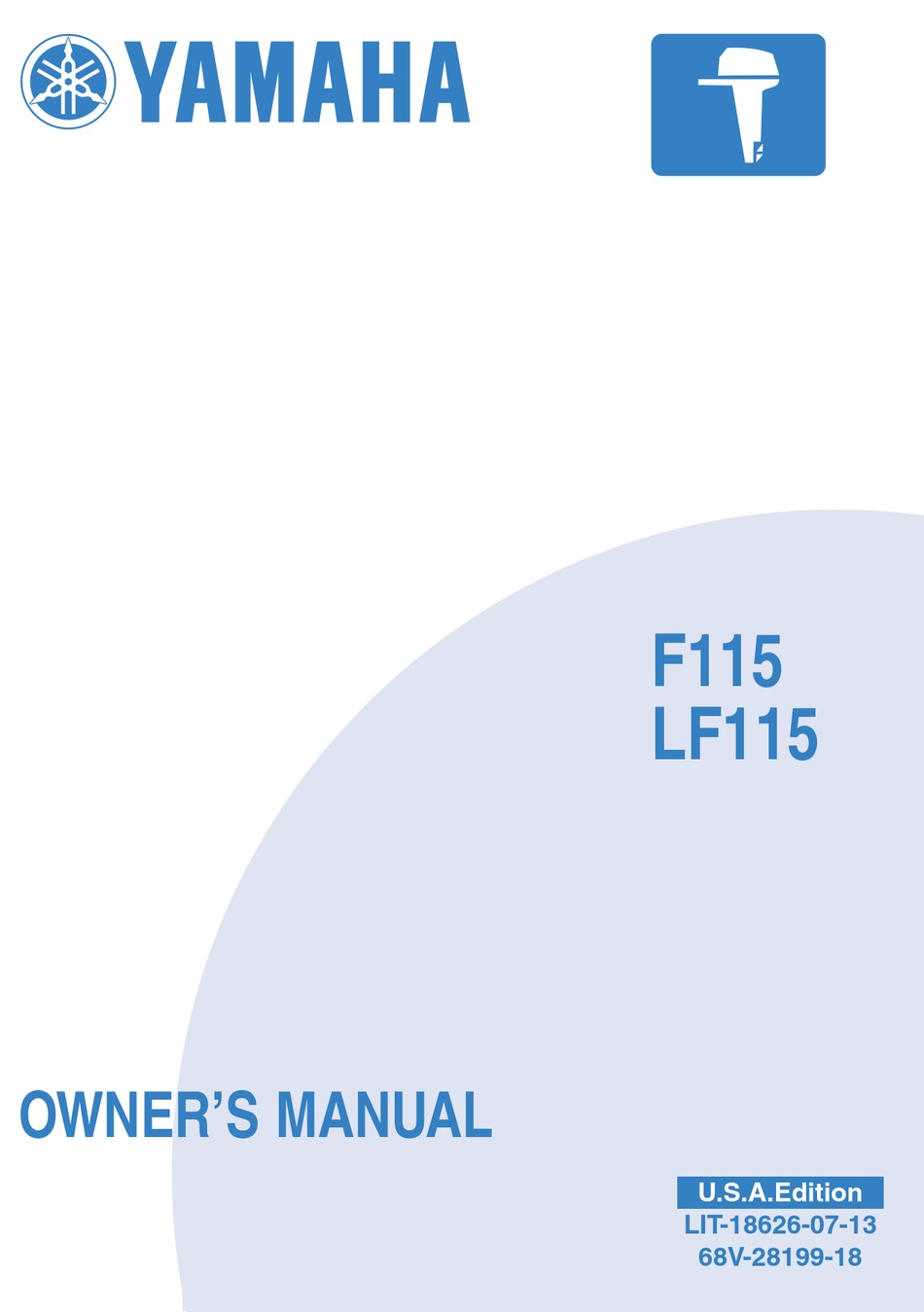 YAMAHA F115 OWNER'S MANUAL Pdf Download | ManualsLib