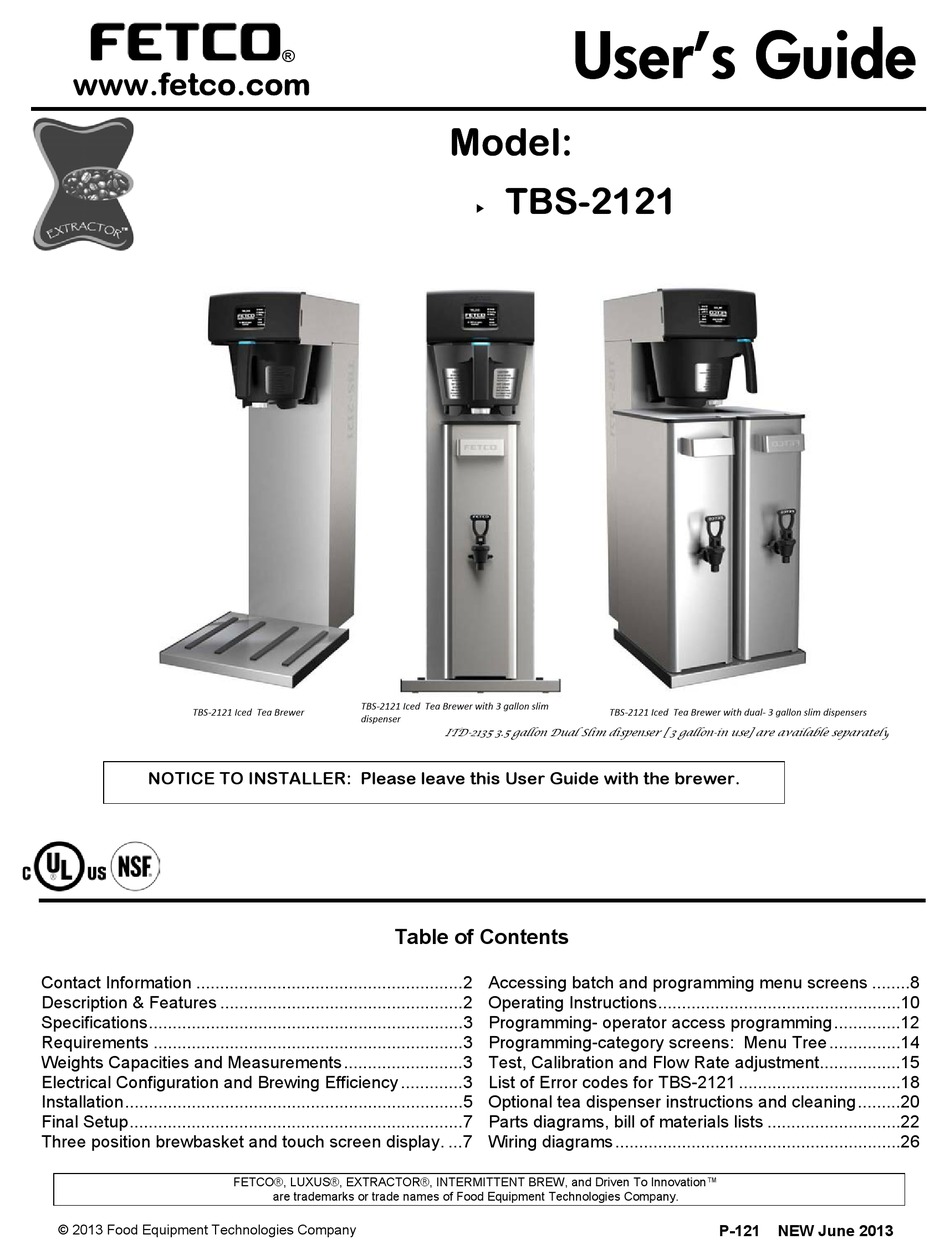 Fetco ITD-2135 D064 3.5 Gallon Ice Tea Dispenser