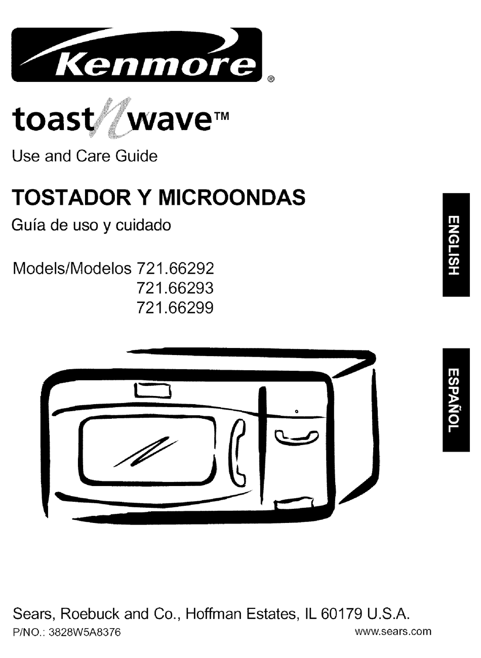 kenmore microwave model 721.626