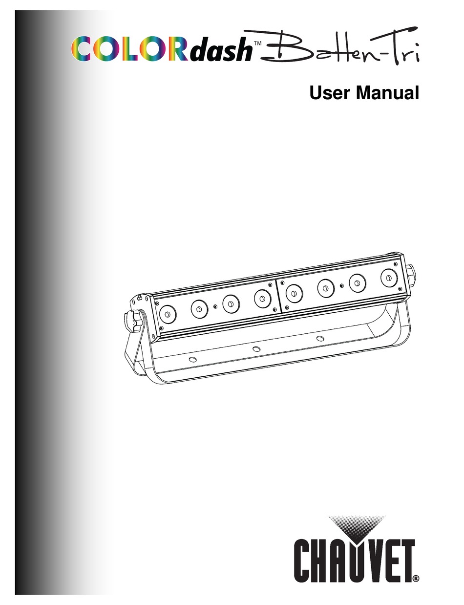 CHAUVET COLORDASH BATTEN-TRI USER MANUAL Pdf Download | ManualsLib