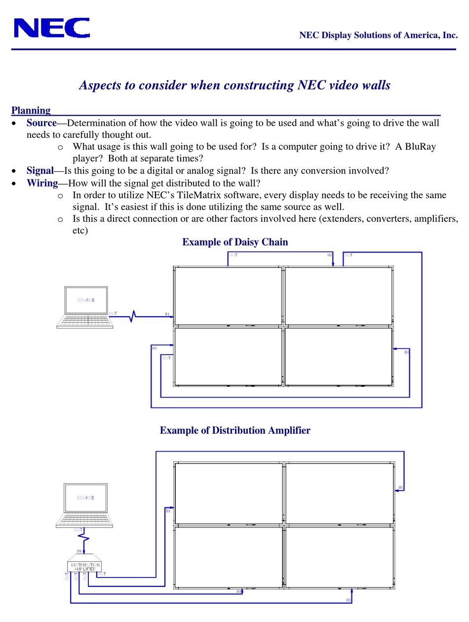 NEC X462UNV MANUAL Pdf Download 