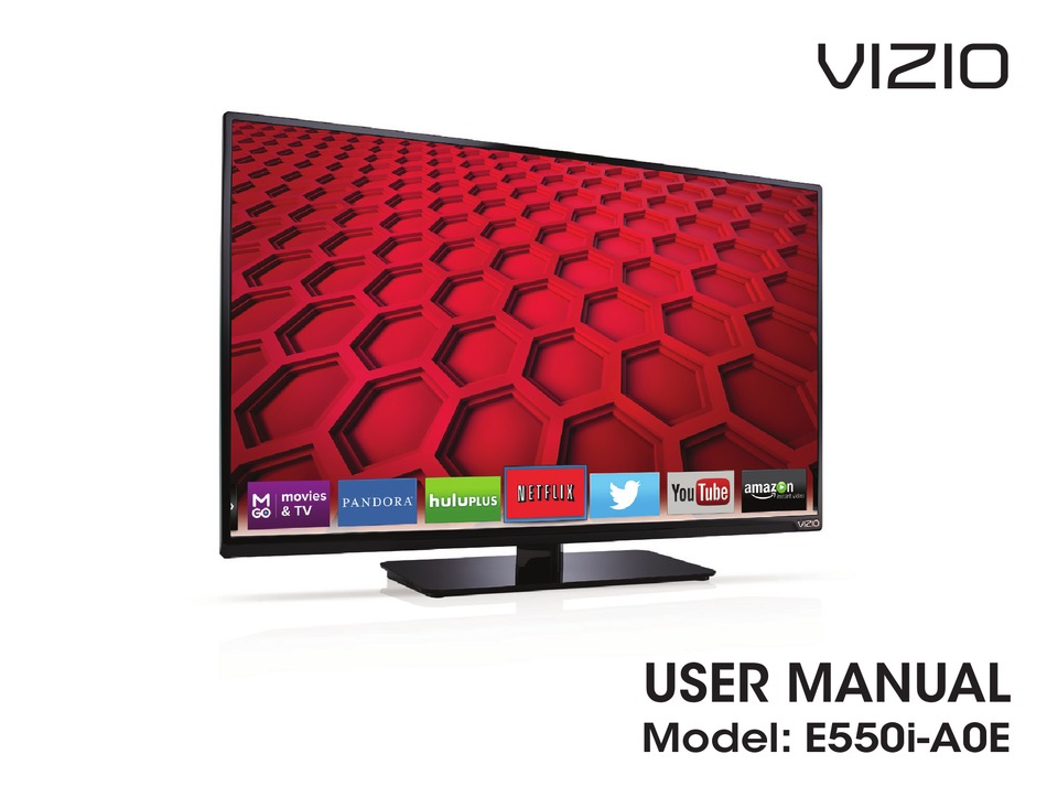 Vizio E550i A0e User Manual Pdf Download Manualslib