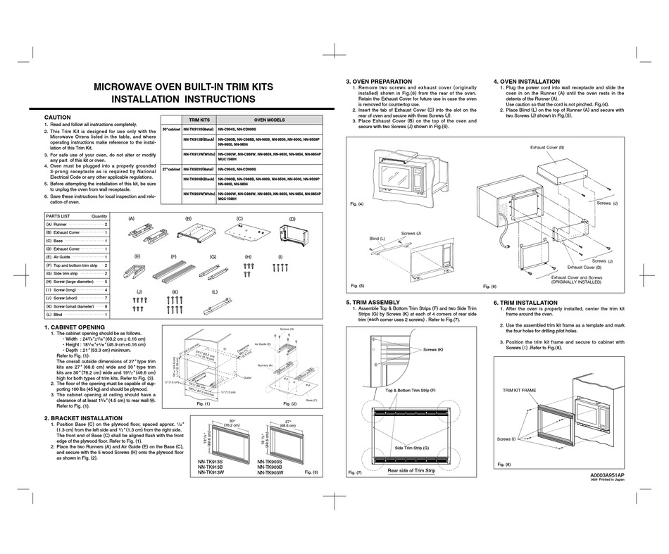 Panasonic Inverter Microwave Parts Diagram