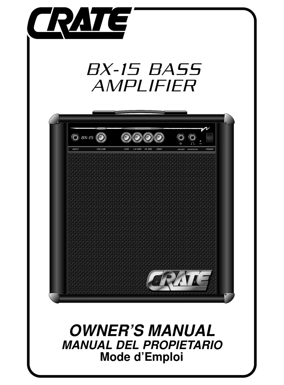 crate bx 15 bass amp