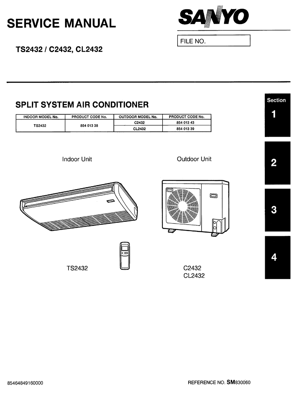 SANYO TS2432 SERVICE MANUAL Pdf Download ManualsLib