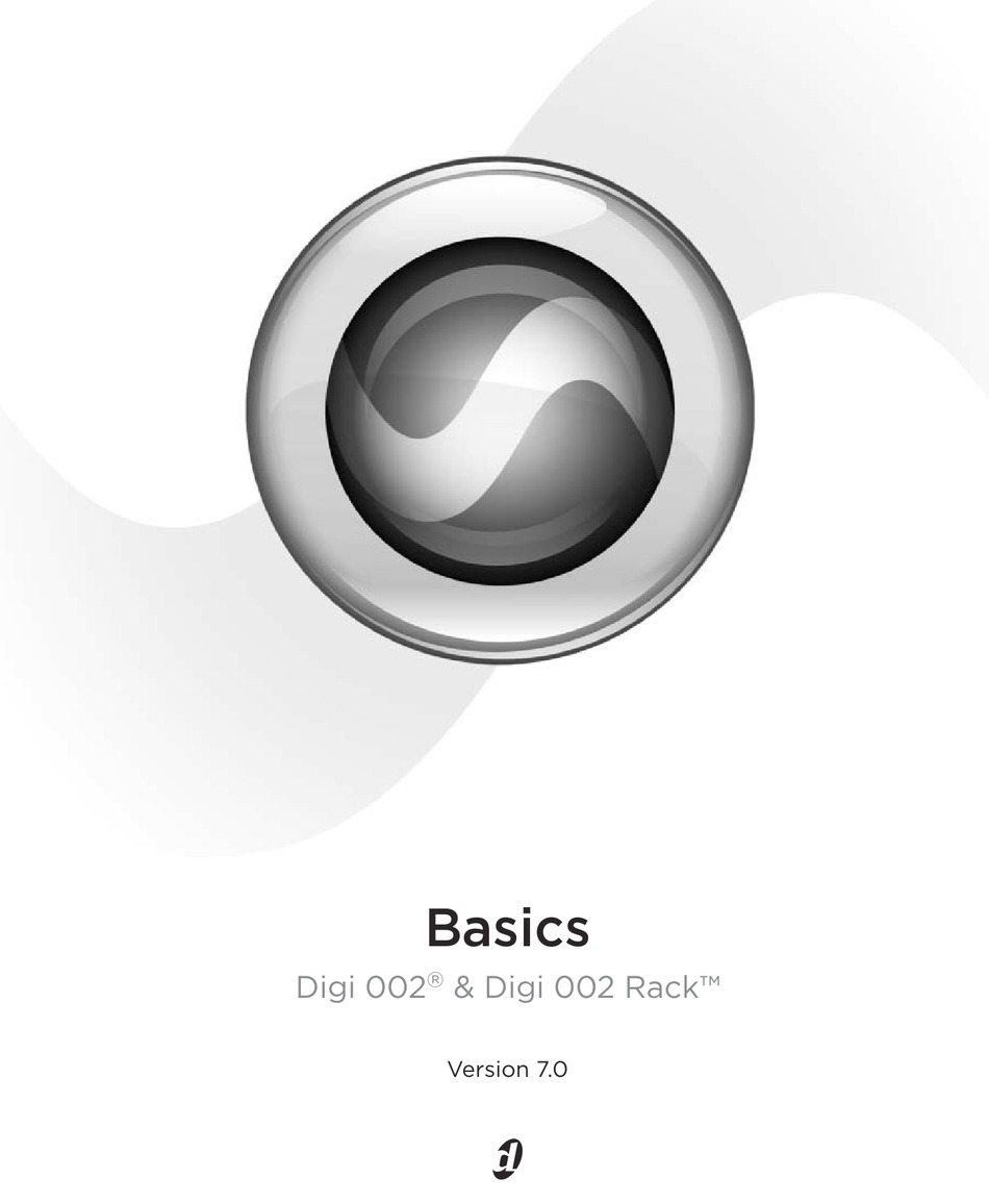 DIGIDESIGN DIGI 002 & DIGI 002 RACK BASIC MANUAL Pdf Download | ManualsLib
