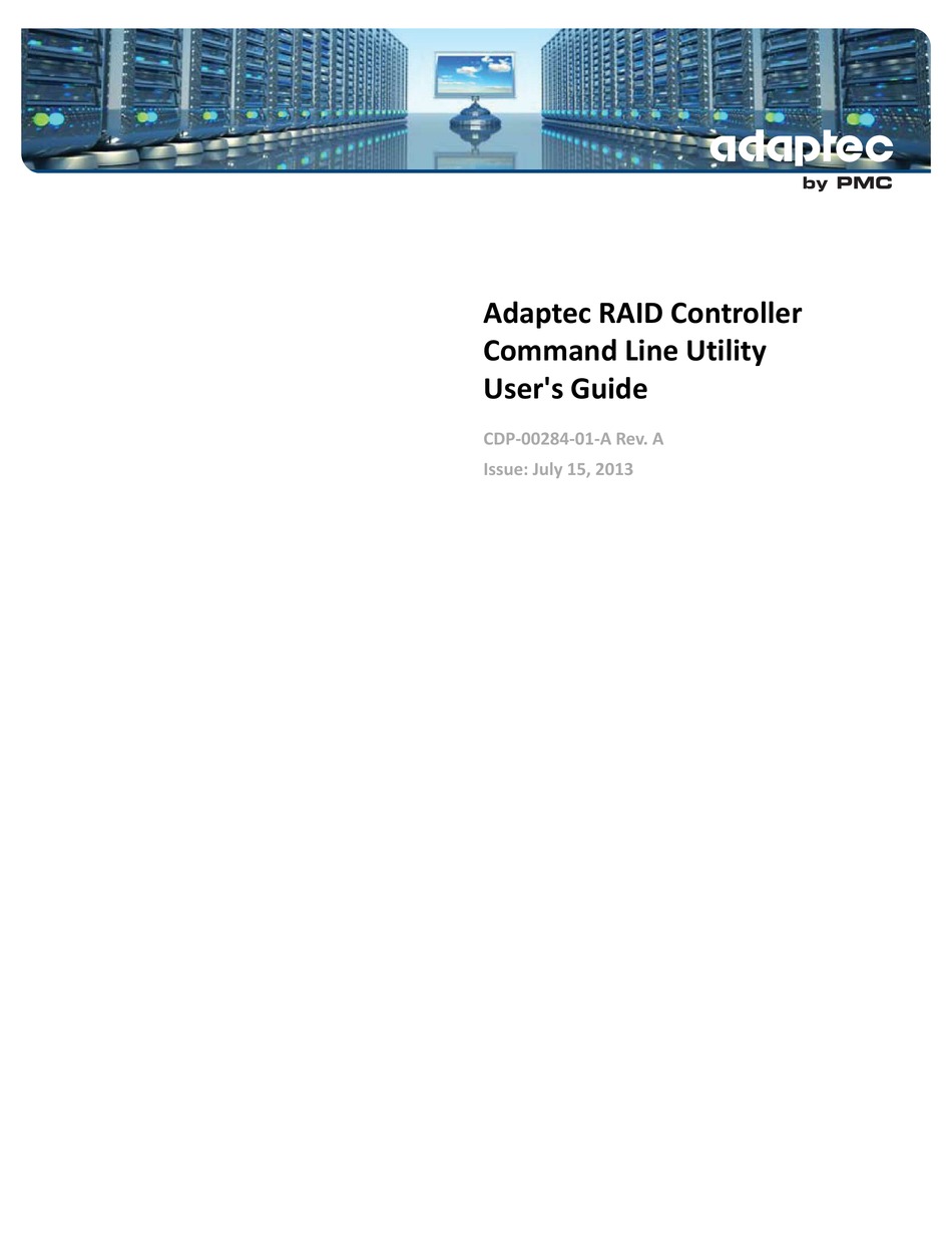 ADAPTEC RAID CONTROLLER USER MANUAL Pdf Download ManualsLib