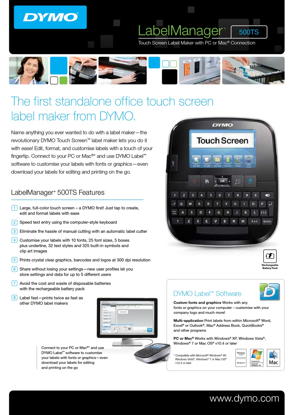 dymo labelmanager 500ts software download