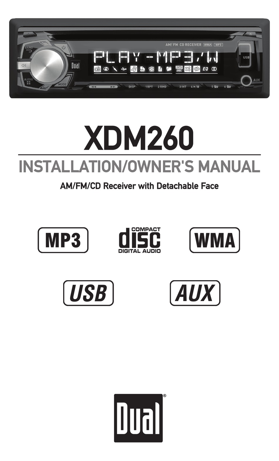 DUAL XDM260 OWNER'S MANUAL Pdf Download | ManualsLib