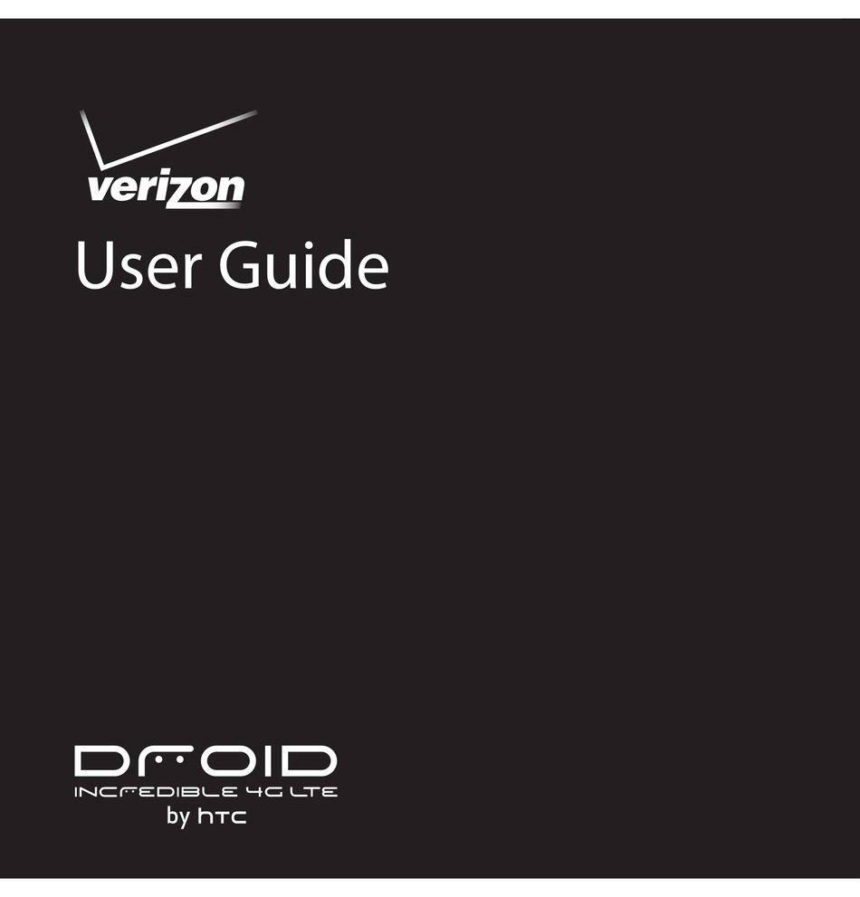 Htc Droid Incredible 4g Lte Verizon User Manual Pdf Download Manualslib