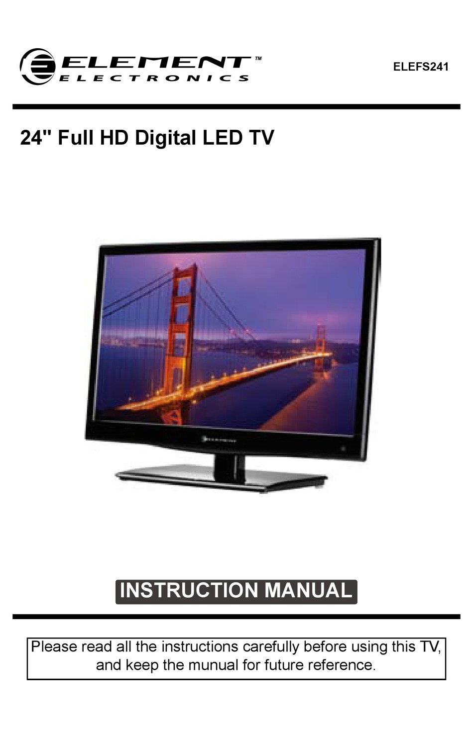 ELEMENT ELEFS241 INSTRUCTION MANUAL Pdf Download | ManualsLib