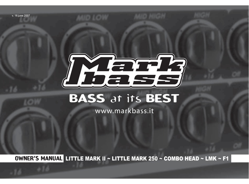 Markbass Products Little Mark Ii
